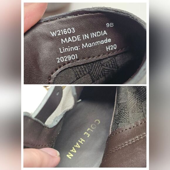 Cole Haan Womens Haidyn Gray Suede Ankle Boots Botties Size 9 - Picture 4 of 8